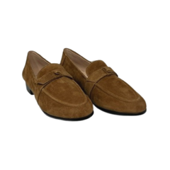 Viviamos Hebe Ladies Camel Suede Loafer