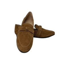 Viviamos Hebe Ladies Camel Suede Loafer