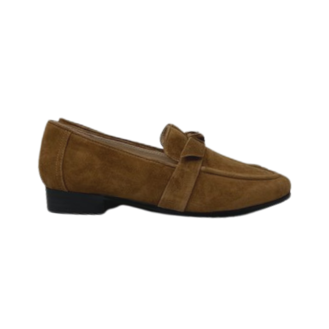 Viviamos Hebe Ladies Camel Suede Loafer