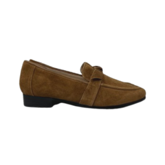 Viviamos Hebe Ladies Camel Suede Loafer