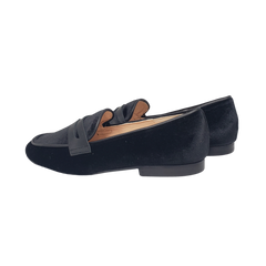 Brunella 406 Black Velvet Loafer