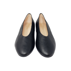 Brunella 3006 Ladies Black Leather Flats