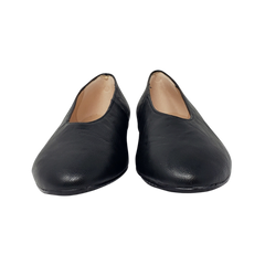 Brunella 3006 Ladies Black Leather Flats