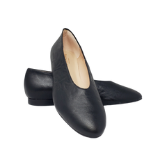 Brunella 3006 Ladies Black Leather Flats