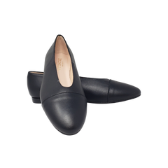 Brunella 403 Ladies Black Leather Flats