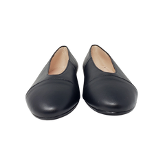 Brunella 403 Ladies Black Leather Flats