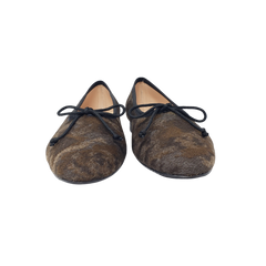 Brunella 416 Brown Fabric Classy Flats