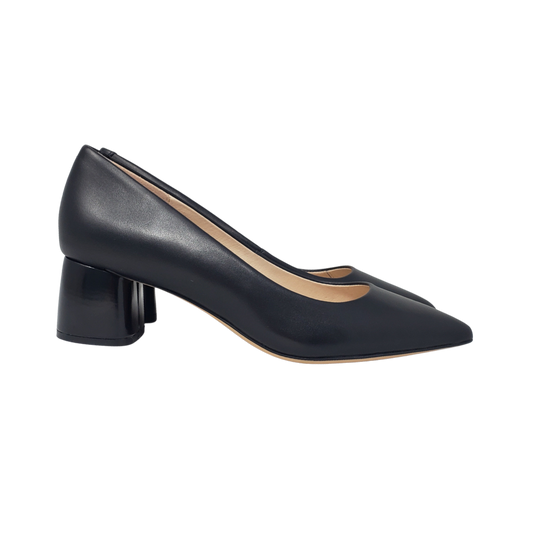 Viviamos Fave Ladies Black Leather Dress Shoe