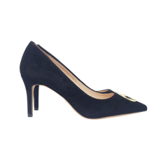 Viviamos Iris Ladies Black Suede Spike Heel