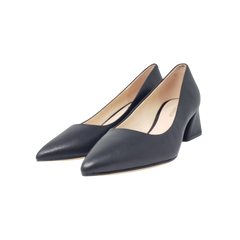 Viviamos Madison Ladies Black Leather Heel