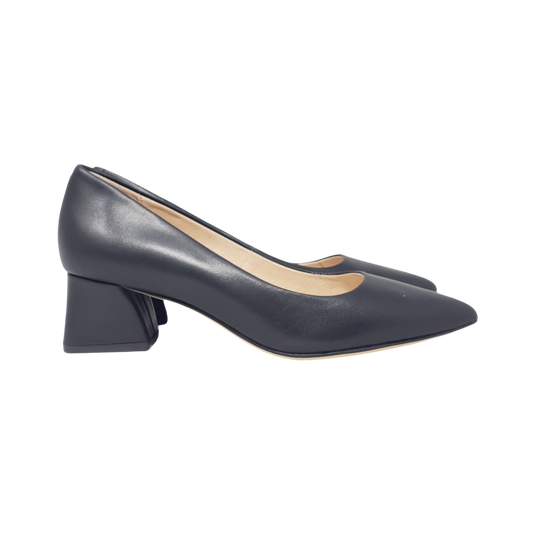 Viviamos Madison Ladies Black Leather Heel