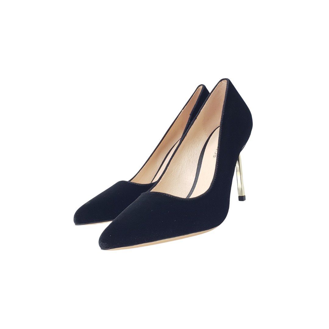 Buy KIRAVI Classy Bling Black Heels (Size- Euro-36) at Amazon.in