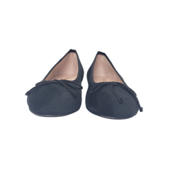 Brunella Bailarina Ladies Black Corduroy flats with bow