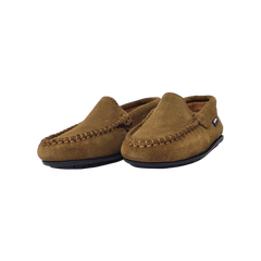 Atlanta Mocasin 15G Kids Camel Suede Loafer