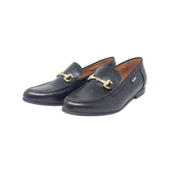 Atlanta Mocasin 10K Black Leather Loafer