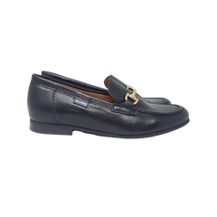 Atlanta Mocasin 10K Black Leather Loafer