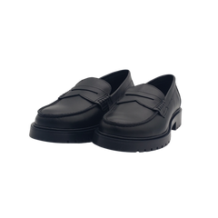 Blublonc Heidi 2 Children's Black Leather Loafer