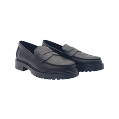 Blublonc Heidi 2 Children's Black Leather Loafer