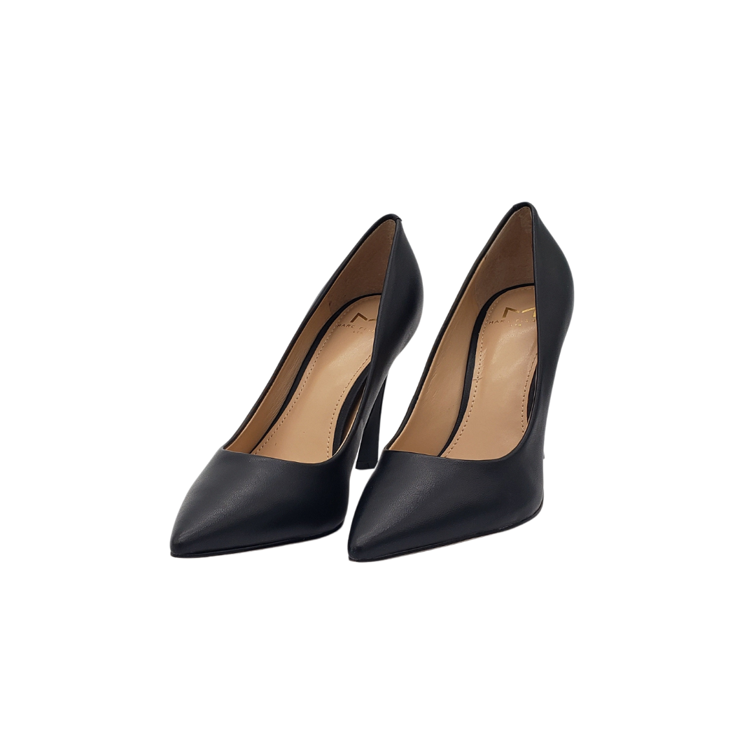 black leather dress heels Black Mary Jane Dress Shoes 7