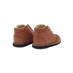 Blublonc Berta Childrens Camel Leather High Tops