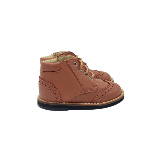 Blublonc Berta Childrens Camel Leather High Tops