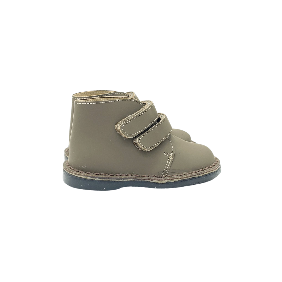 Blublonc Brian Childrens Taupe Matte Leather First Walker