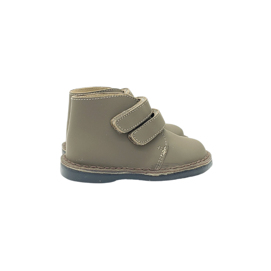 Blublonc Brian Childrens Taupe Matte Leather First Walker