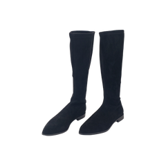 Chelsea Crew Tetris Ladies Black Suede Boot