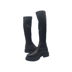 Chelsea Crew Fiona Ladies Black Leather Boot