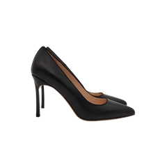 Viviamos Rome Ladies Black Leather Spike