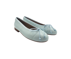 Papanatas 5631 Girls Leather Ballet Flat