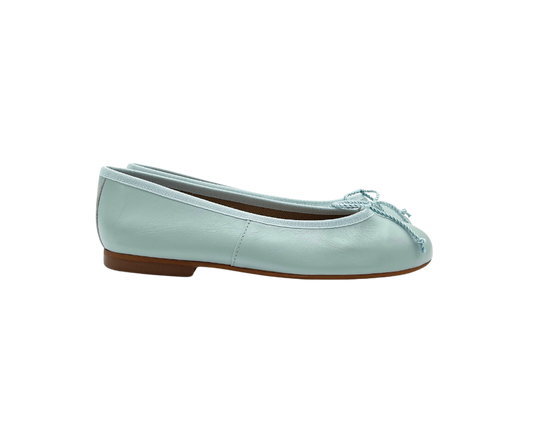 Papanatas 5631 Girls Leather Ballet Flat