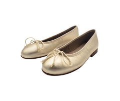 Papanatas 5631 Girls Leather Ballet Flat