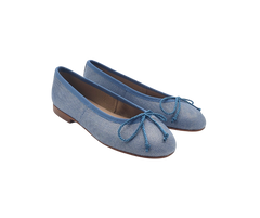 Papanatas 5631 Girls Leather Ballet Flat