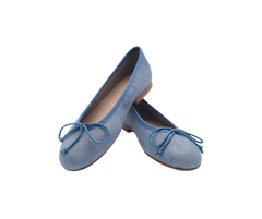 Papanatas 5631 Girls Leather Ballet Flat