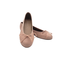 Papanatas 5631 Girls Leather Ballet Flat