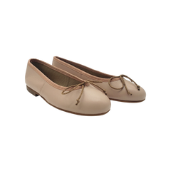 Papanatas 5631 Girls Leather Ballet Flat