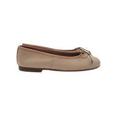 Papanatas 5631 Girls Leather Ballet Flat