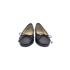 Menina Lucy Ladies Black Velvet Ballet Flat