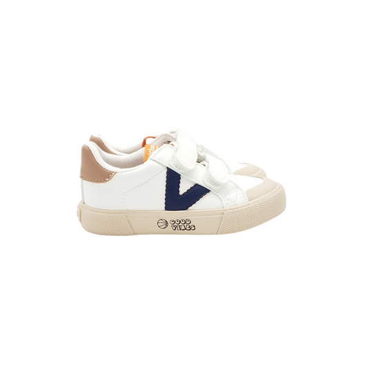 Victoria 1065179 Childrens White Leather Sneakers