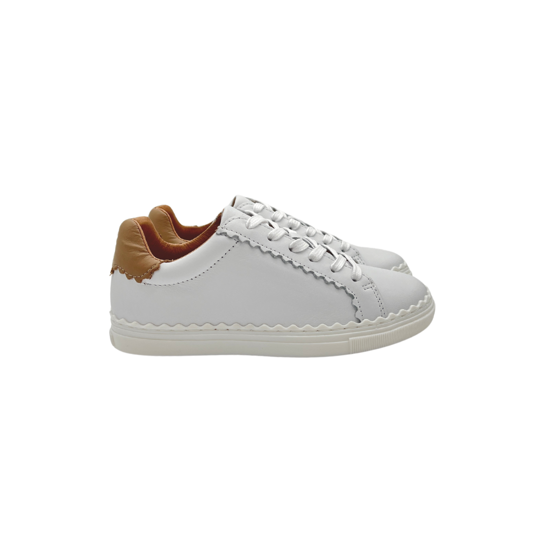 Porte Scallop Childrens Lace Sneaker