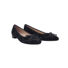 Beberlis 24119 Black Fabric Ballet Flats