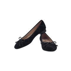 Beberlis 24119 Black Fabric Ballet Flats