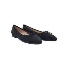 Beberlis 24034 Black Fabric Ballet Flats