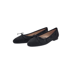 Beberlis 24034 Black Fabric Ballet Flats