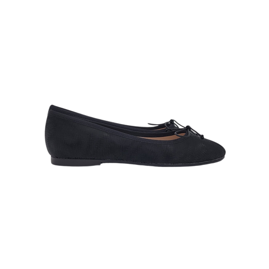 Beberlis 24034 Black Fabric Ballet Flats