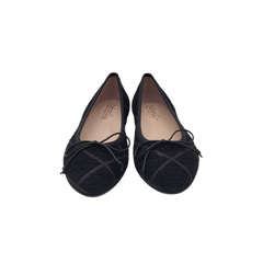 Beberlis 24039 Black Fabric Ballet Flats