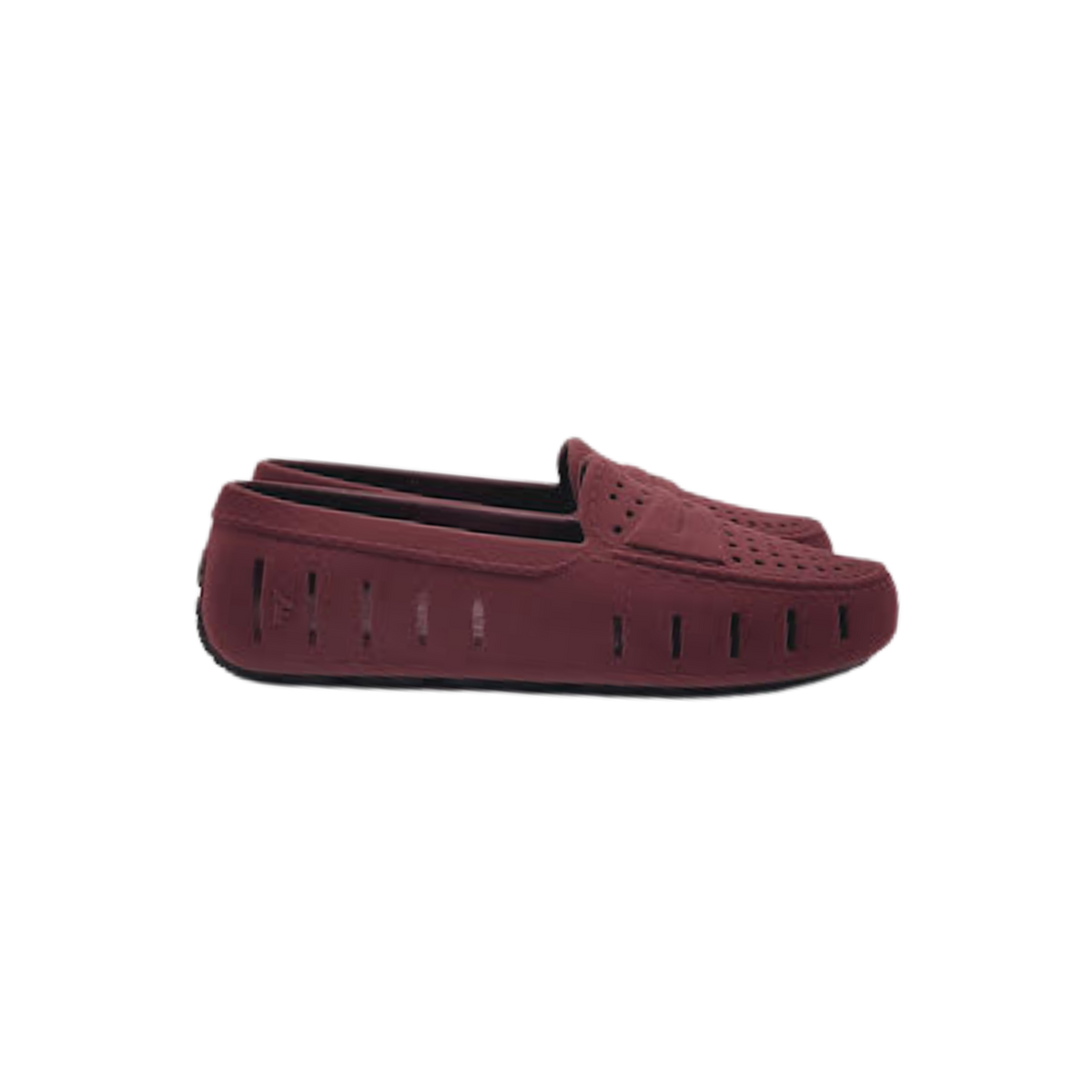 Floafer Posh Burgundy Suede Ladies Rubber Loafer