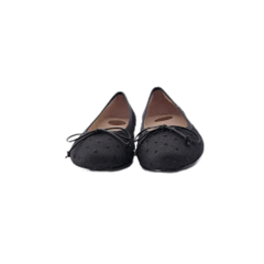 Beberlis 24648 Black Mesh Children's Ballet Flat