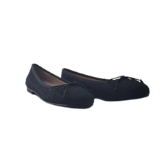 Beberlis 24648 Black Mesh Children's Ballet Flat